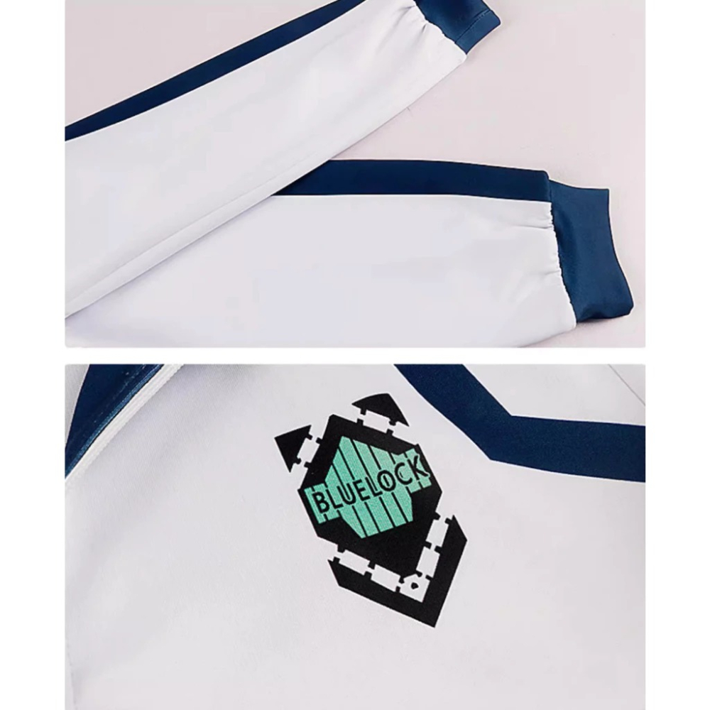 初心者♡Cosplay 藍色監獄 運動服 體育服 外套 服裝 止誠士郎 潔世一 蜂樂回 蜂樂迴 糸師凜 cos-細節圖4