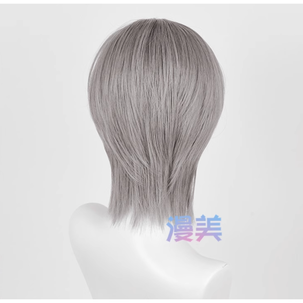 初心者♡Cosplay 假髮 Till 蒂爾 異星舞台 異形舞台 灰色 男角 短髮 cos-細節圖6