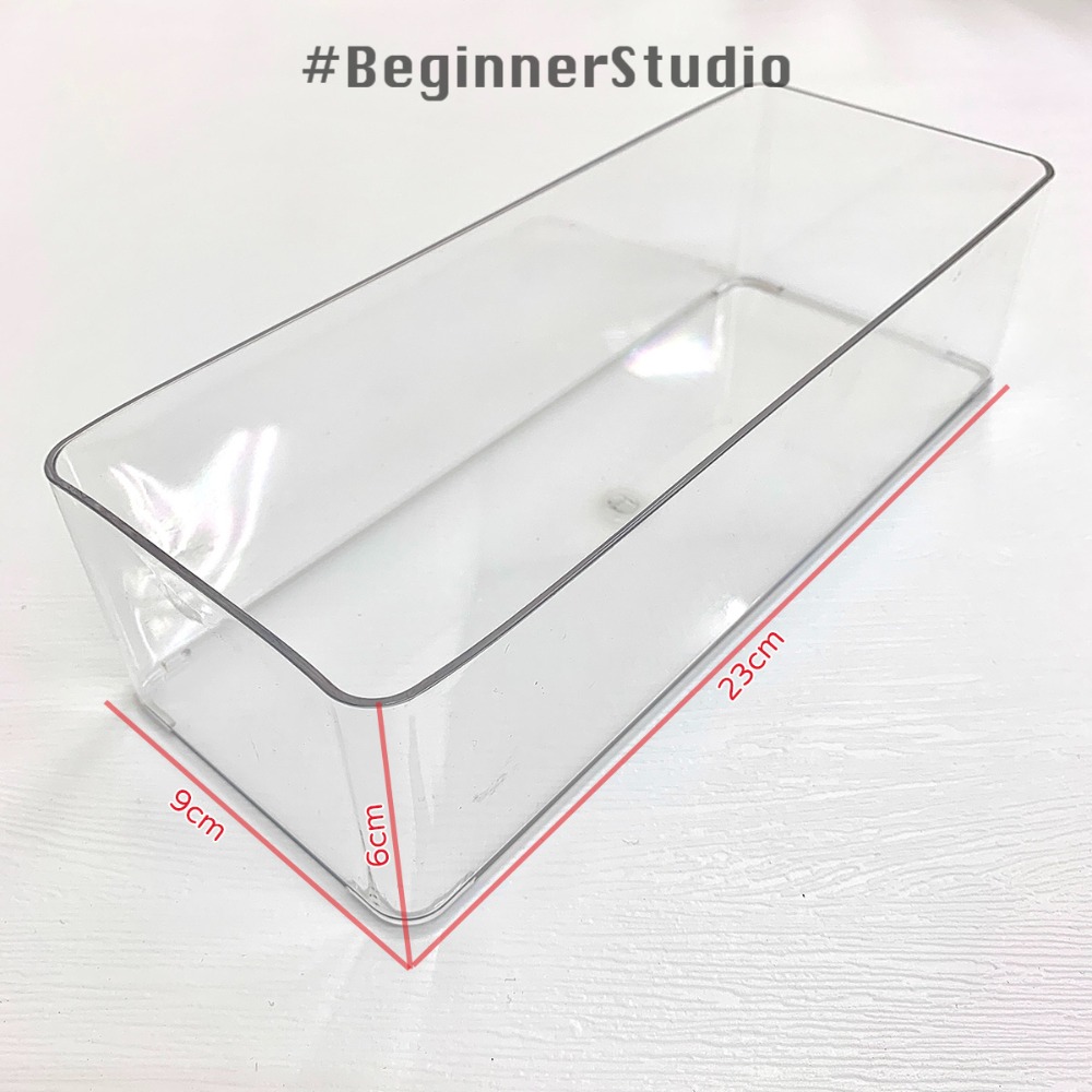 初心者♡谷美 徽章展示盒 吧唧收納盒 徽章盒 徽章 美甲盒 展示盒 穿戴甲盒 長盒-規格圖3