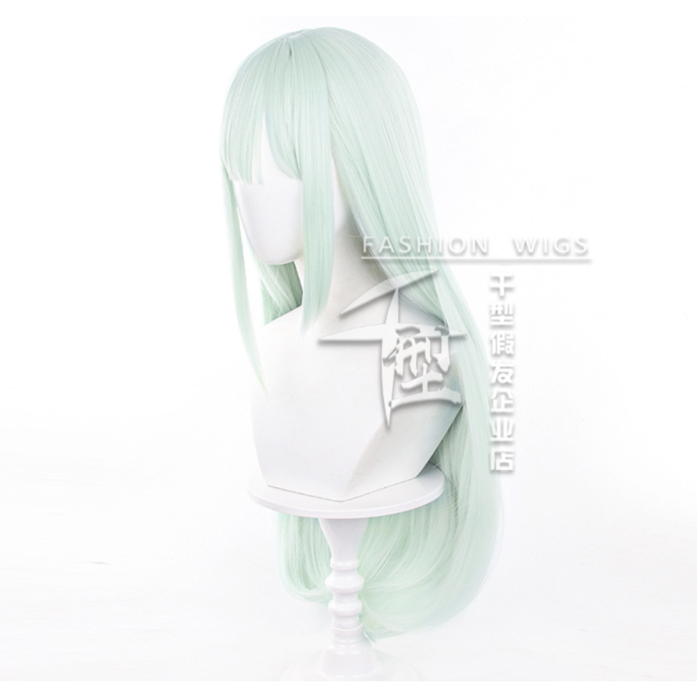 初心者♡Cosplay 假髮 若葉睦 淺綠色 綠色 長髮 BanG Dream! 千型 cos-細節圖3