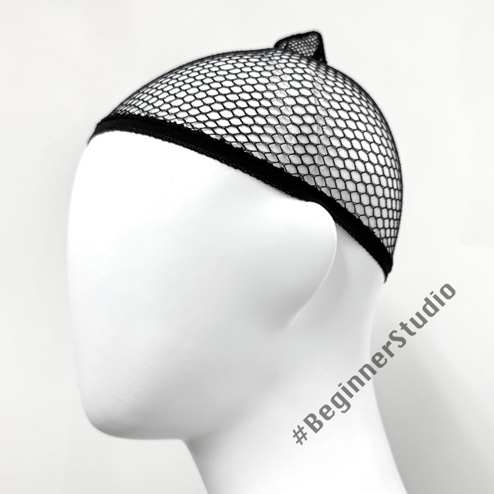 初心者♡髮網 壓髮帽 雙頭通髮網 假髮髮網 黑色髮網 膚色髮網 cosplay cos-規格圖1