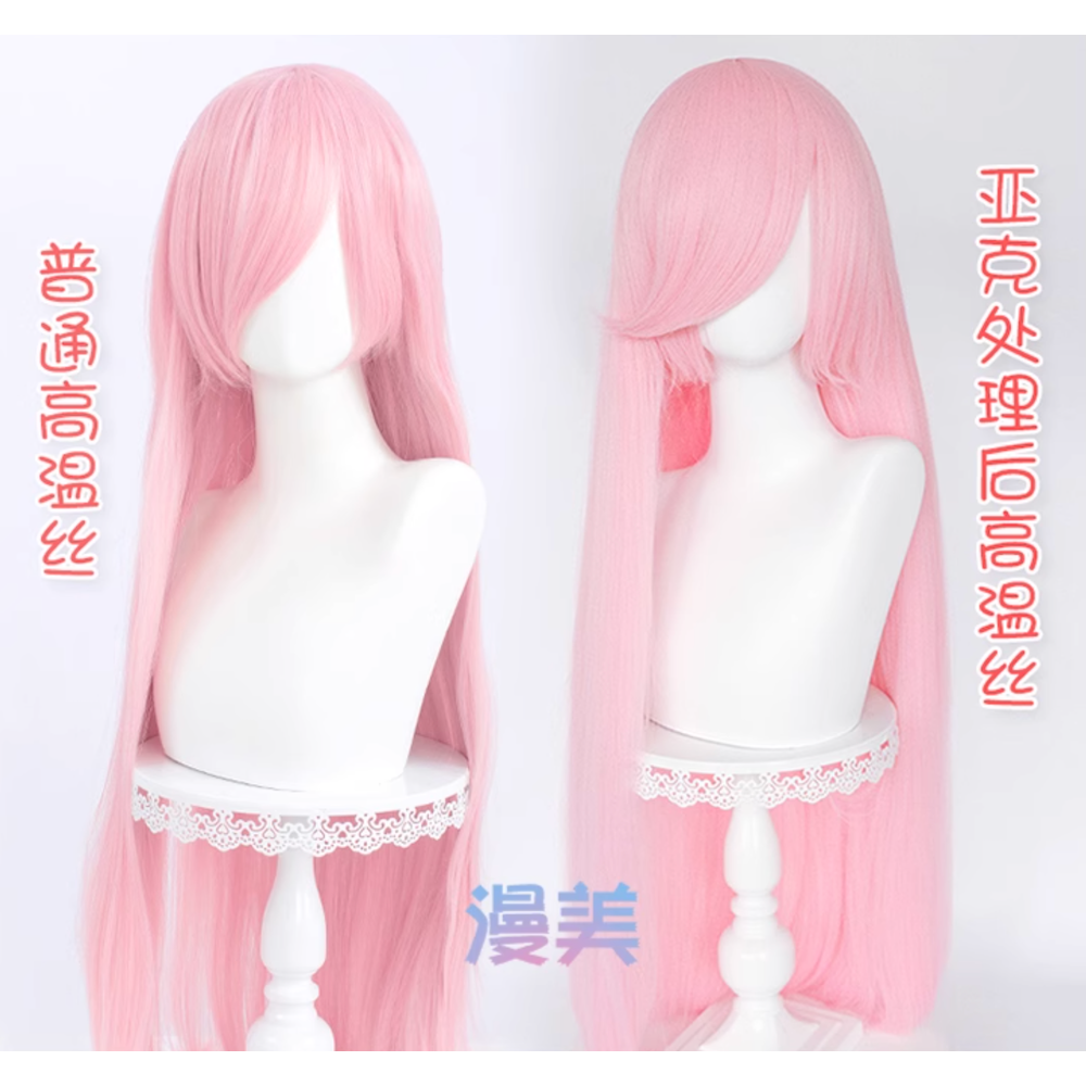 初心者♡Cosplay 假髮 亞克絲 玉米鬚 100cm 100公分 萬用款 長髮 直髮 長直髮 漫美 cos-細節圖2