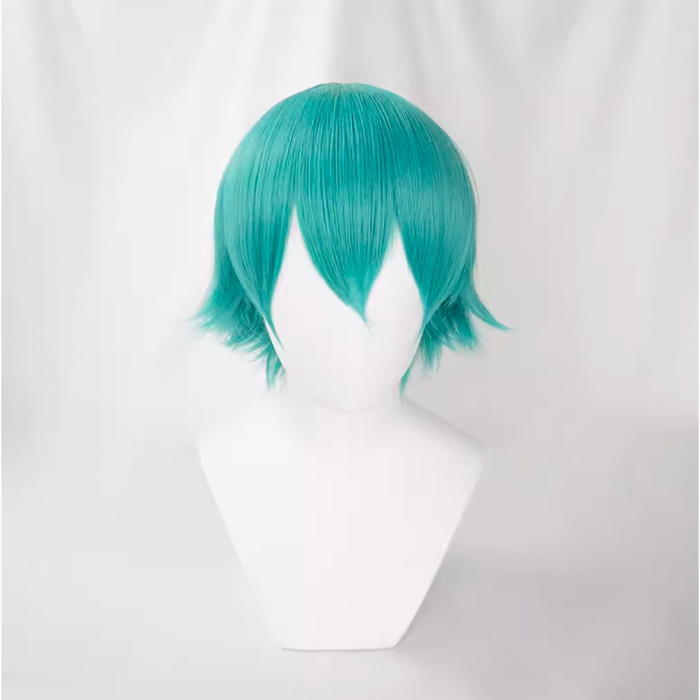 初心者♡Cosplay 假髮 千型 30公分 30cm 萬用款 短髮 少年款 金色 白色 粉紅色 cos-規格圖1