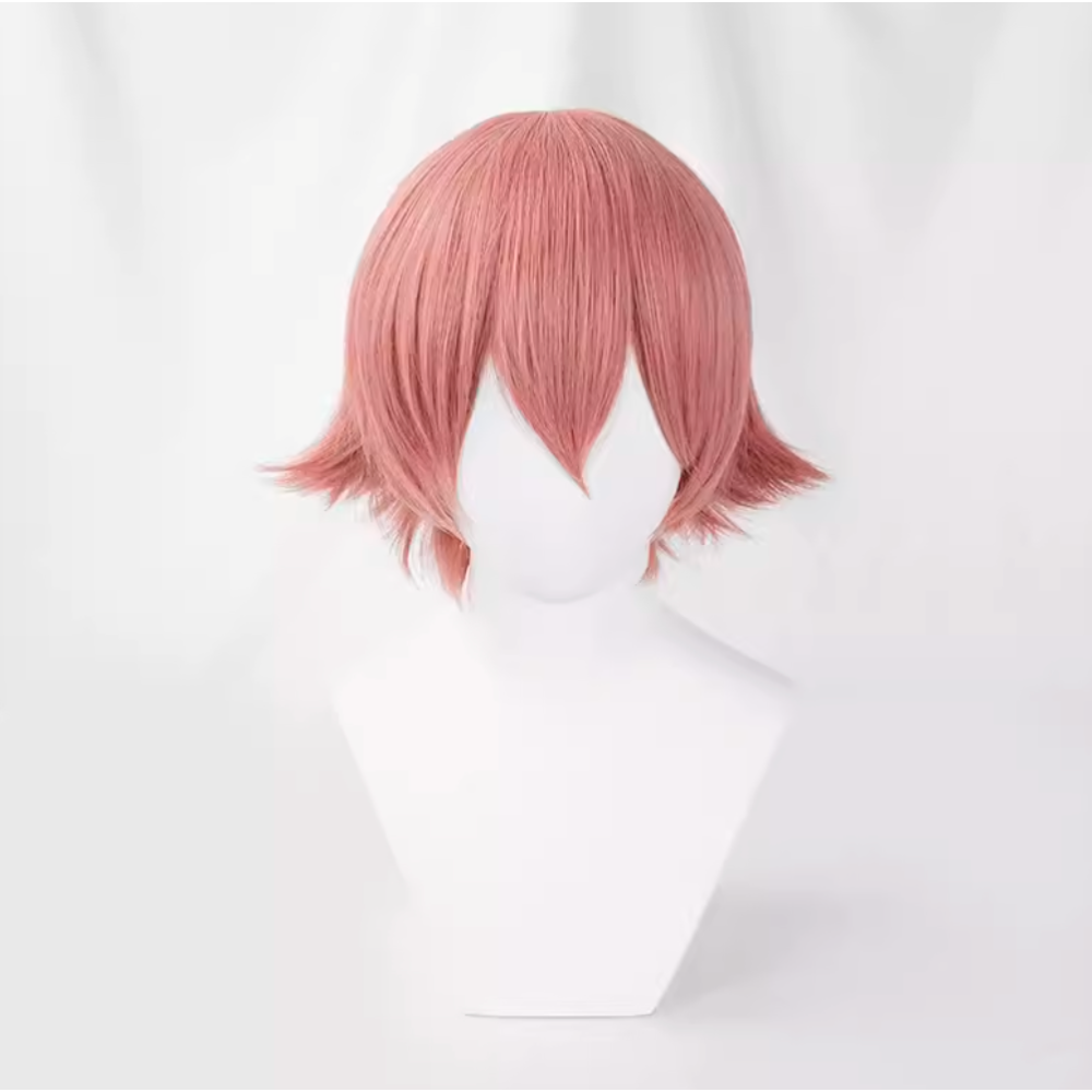 初心者♡Cosplay 假髮 千型 30公分 30cm 萬用款 短髮 少年款 金色 白色 粉紅色 cos-規格圖1