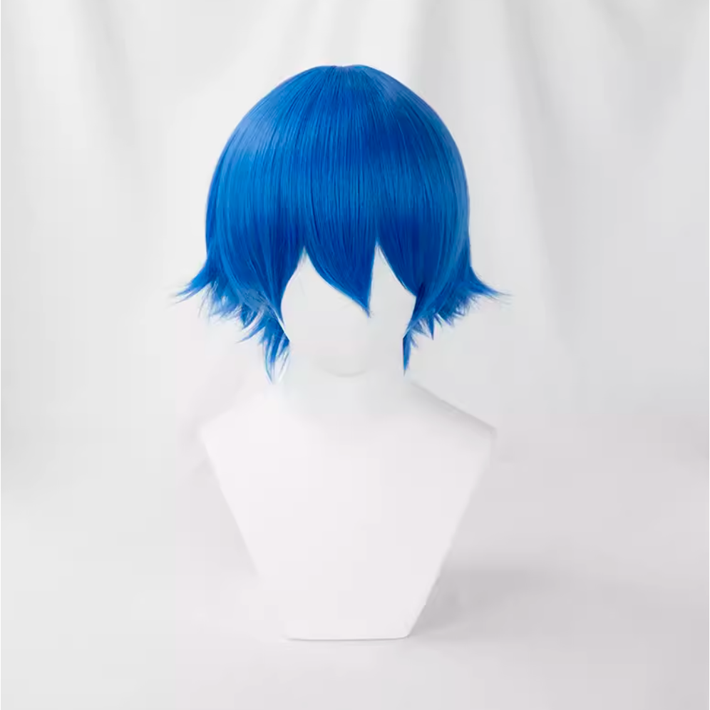 初心者♡Cosplay 假髮 千型 30公分 30cm 萬用款 短髮 少年款 金色 白色 粉紅色 cos-規格圖1