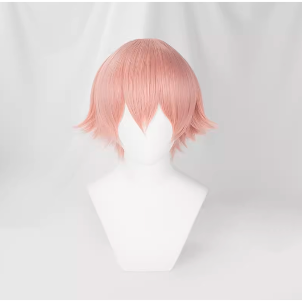 初心者♡Cosplay 假髮 千型 30公分 30cm 萬用款 短髮 少年款 金色 白色 粉紅色 cos-規格圖1