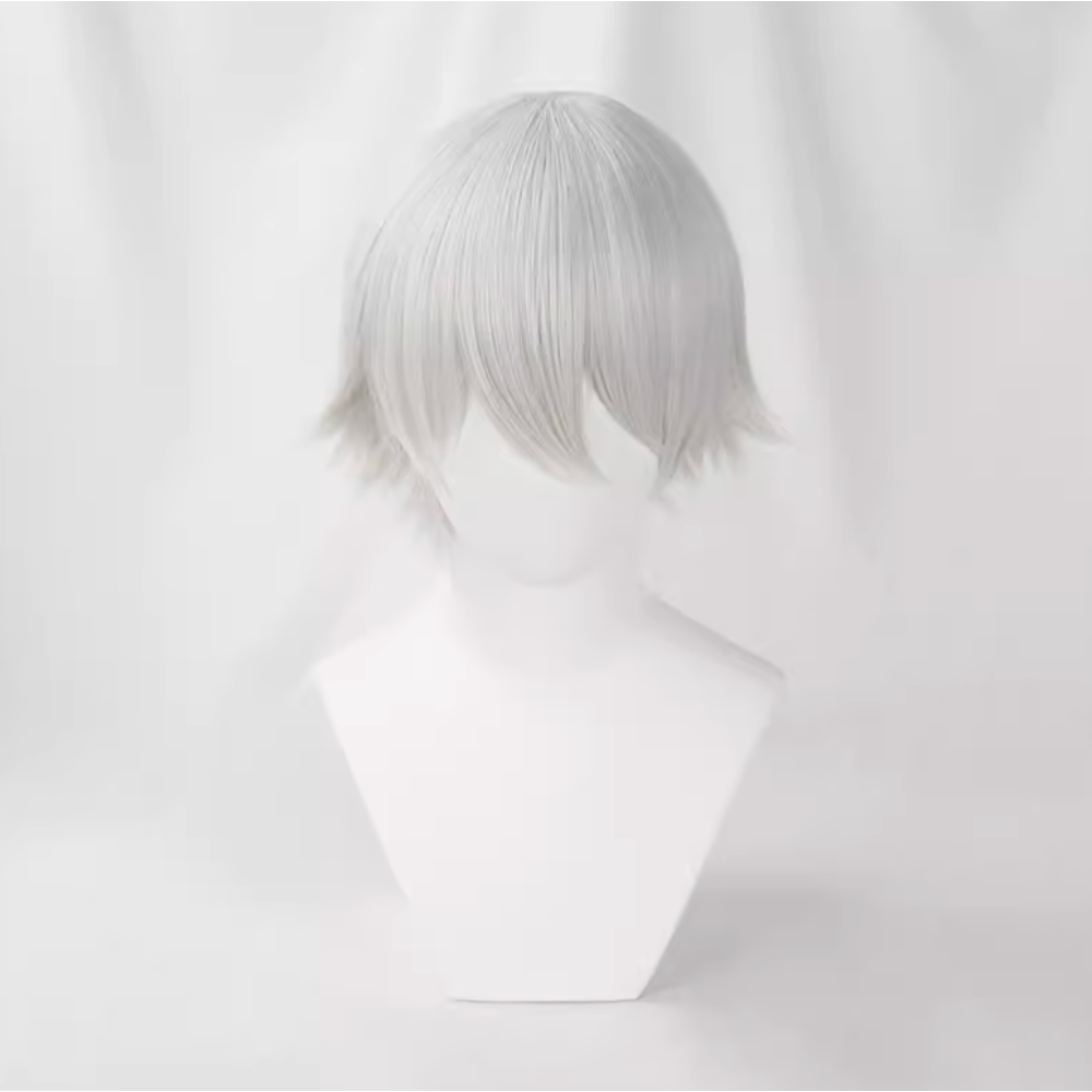 初心者♡Cosplay 假髮 千型 30公分 30cm 萬用款 短髮 少年款 金色 白色 粉紅色 cos-規格圖1