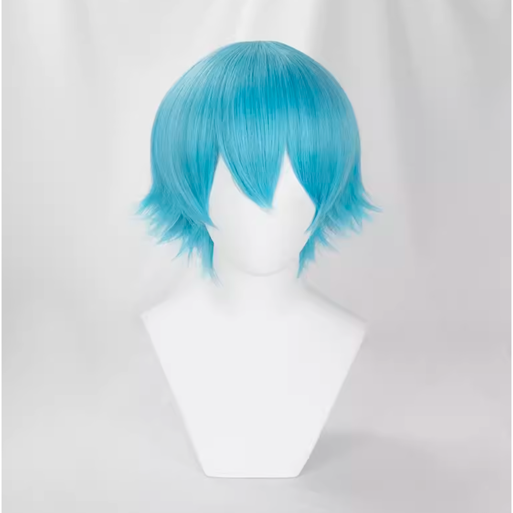初心者♡Cosplay 假髮 千型 30公分 30cm 萬用款 短髮 少年款 金色 白色 粉紅色 cos-規格圖1