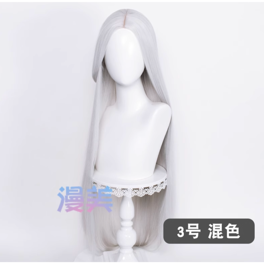 初心者♡Cosplay 假髮 中分 100cm 100公分 萬用款 長髮 直髮 長直髮 漫美 cos-規格圖1