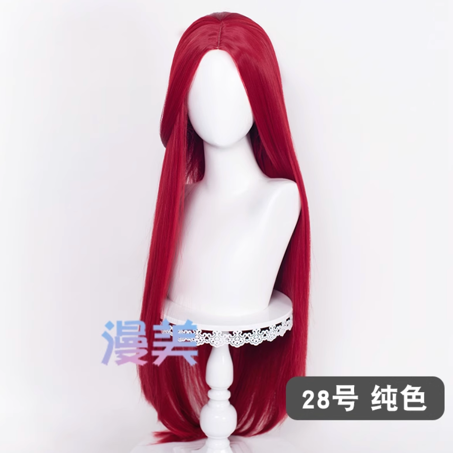 初心者♡Cosplay 假髮 中分 100cm 100公分 萬用款 長髮 直髮 長直髮 漫美 cos-規格圖1
