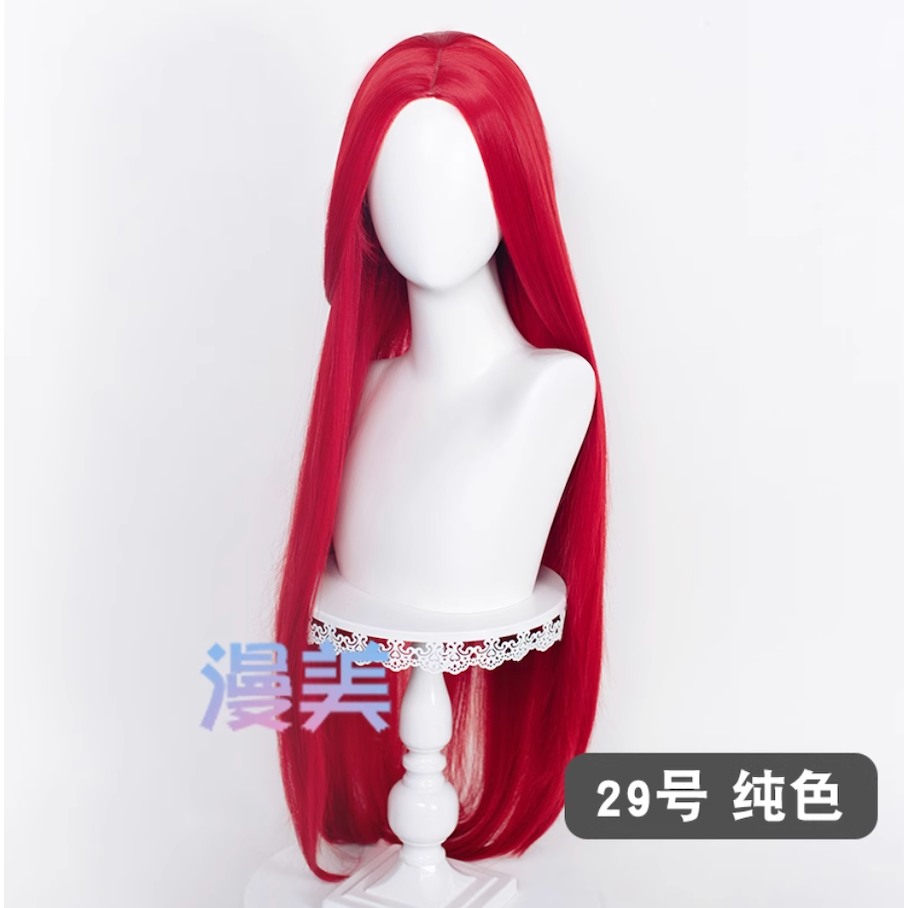 初心者♡Cosplay 假髮 中分 100cm 100公分 萬用款 長髮 直髮 長直髮 漫美 cos-規格圖1