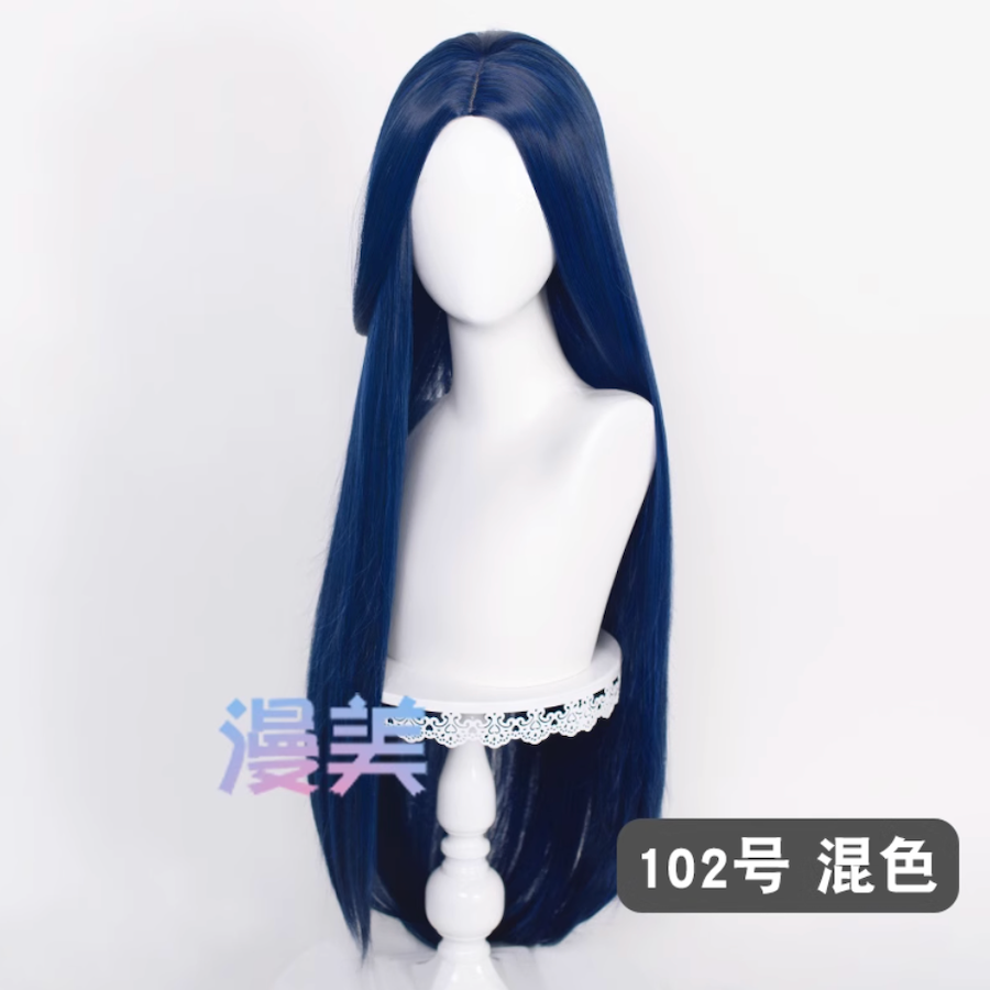 初心者♡Cosplay 假髮 中分 100cm 100公分 萬用款 長髮 直髮 長直髮 漫美 cos-規格圖1