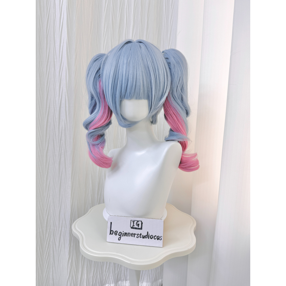 初心者♡Cosplay 假髮 兔子洞 初音 初音未來 雙馬尾 兔女郎 漫美 Vocaloid cos-細節圖4