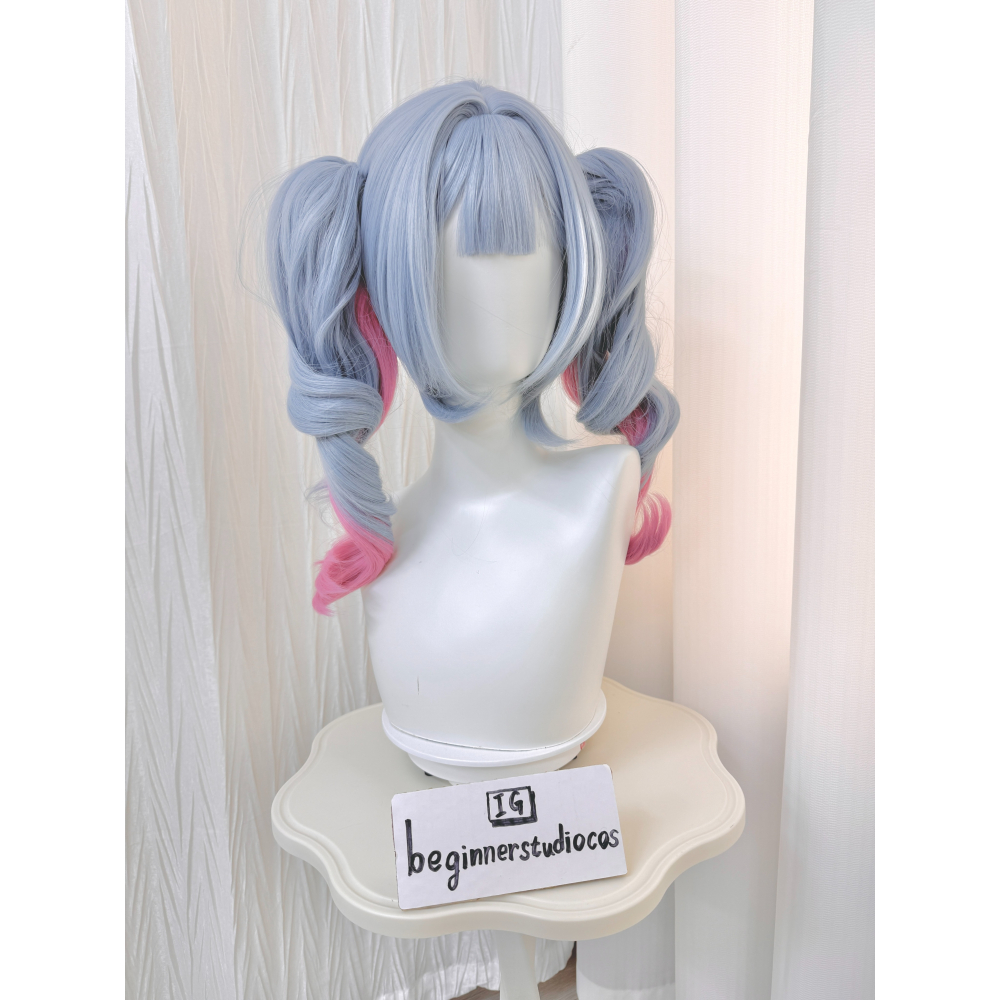 初心者♡Cosplay 假髮 兔子洞 初音 初音未來 雙馬尾 兔女郎 漫美 Vocaloid cos-細節圖5