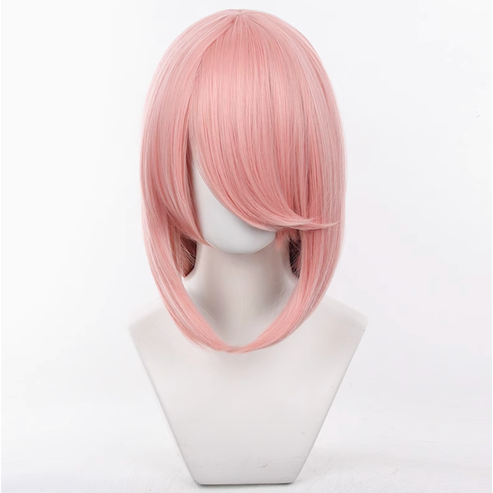 初心者♡Cosplay 假髮 40公分 40cm 萬用款 收臉 內扣 內彎 髮尾內收 千型 cos-規格圖1