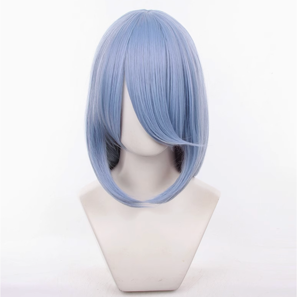 初心者♡Cosplay 假髮 40公分 40cm 萬用款 收臉 內扣 內彎 髮尾內收 千型 cos-規格圖1