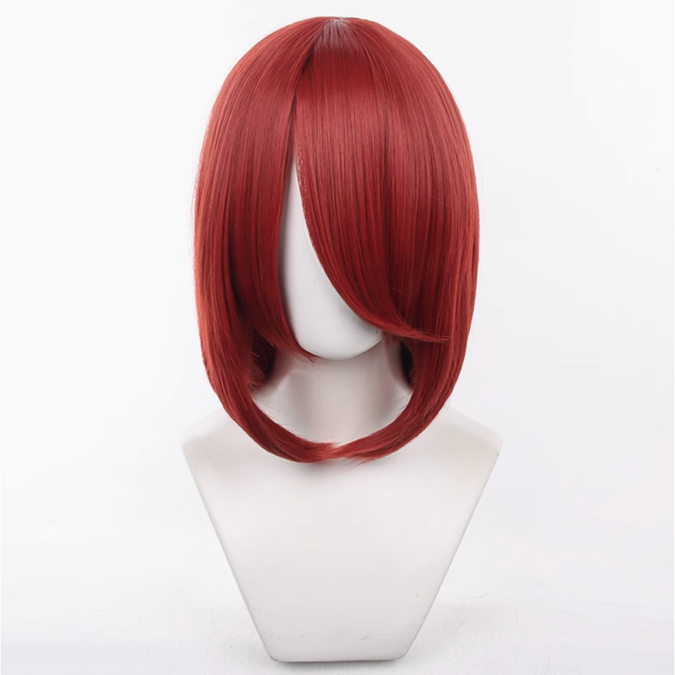 初心者♡Cosplay 假髮 40公分 40cm 萬用款 收臉 內扣 內彎 髮尾內收 千型 cos-規格圖1