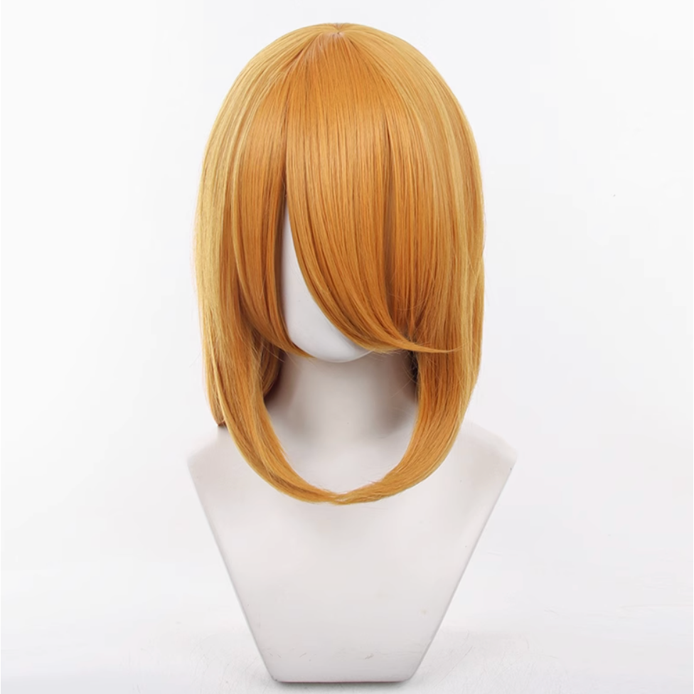 初心者♡Cosplay 假髮 40公分 40cm 萬用款 收臉 內扣 內彎 髮尾內收 千型 cos-規格圖1