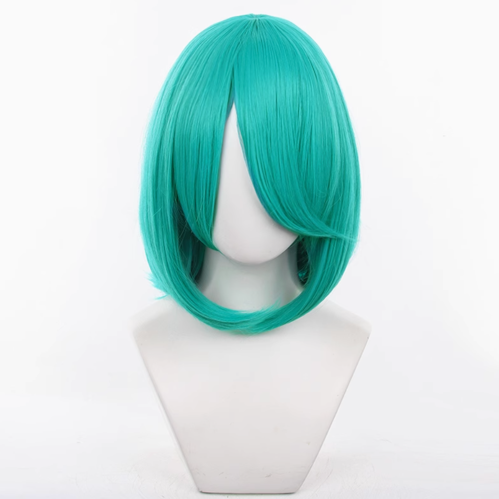 初心者♡Cosplay 假髮 40公分 40cm 萬用款 收臉 內扣 內彎 髮尾內收 千型 cos-規格圖1