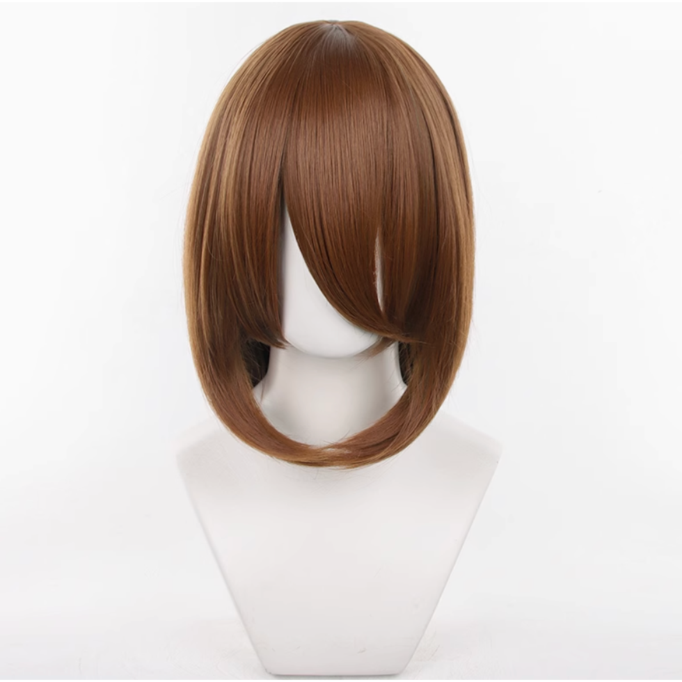 初心者♡Cosplay 假髮 40公分 40cm 萬用款 收臉 內扣 內彎 髮尾內收 千型 cos-規格圖1