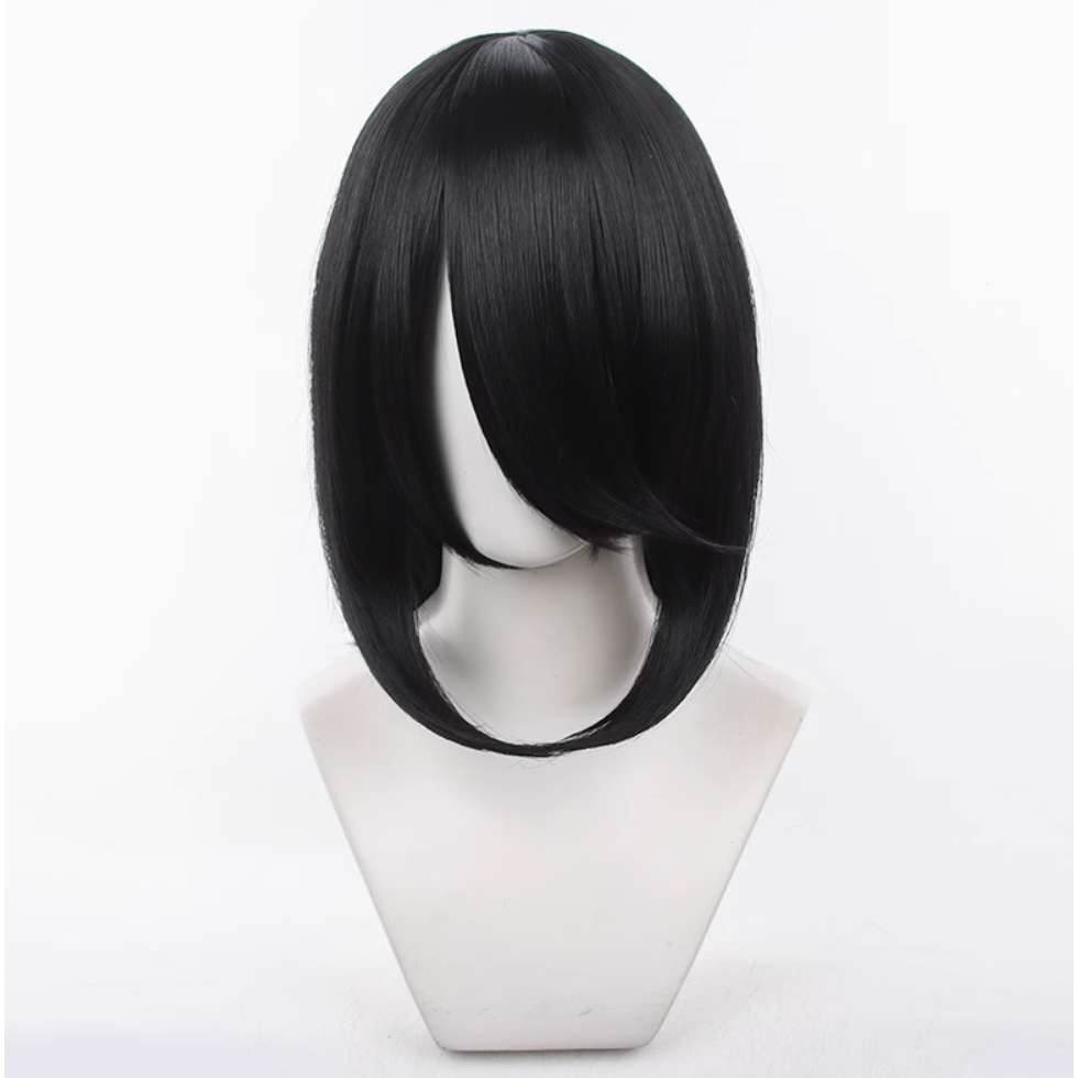 初心者♡Cosplay 假髮 40公分 40cm 萬用款 收臉 內扣 內彎 髮尾內收 千型 cos-規格圖1