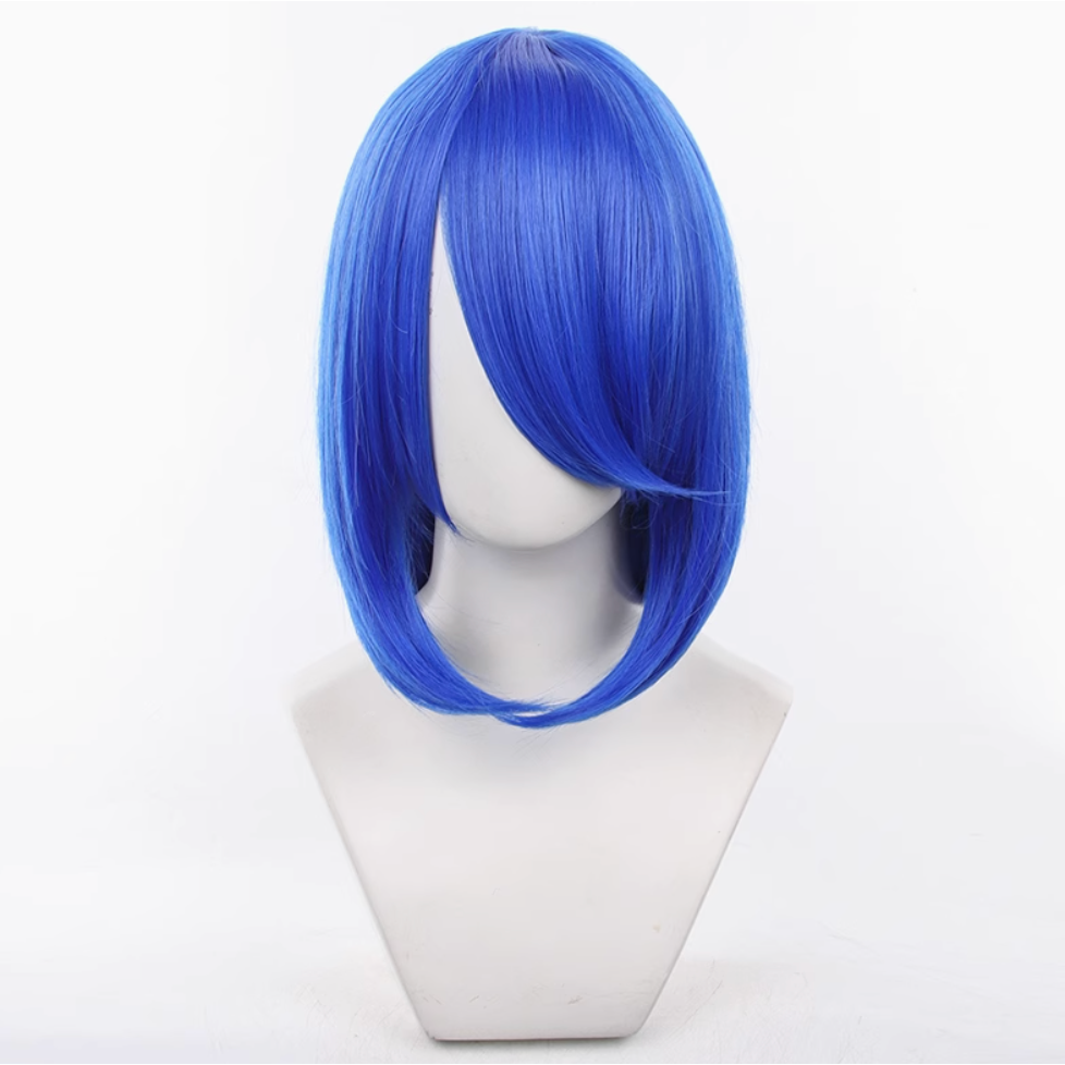 初心者♡Cosplay 假髮 40公分 40cm 萬用款 收臉 內扣 內彎 髮尾內收 千型 cos-規格圖1