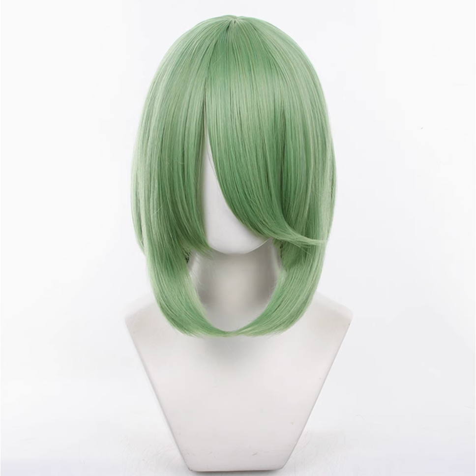 初心者♡Cosplay 假髮 40公分 40cm 萬用款 收臉 內扣 內彎 髮尾內收 千型 cos-規格圖1