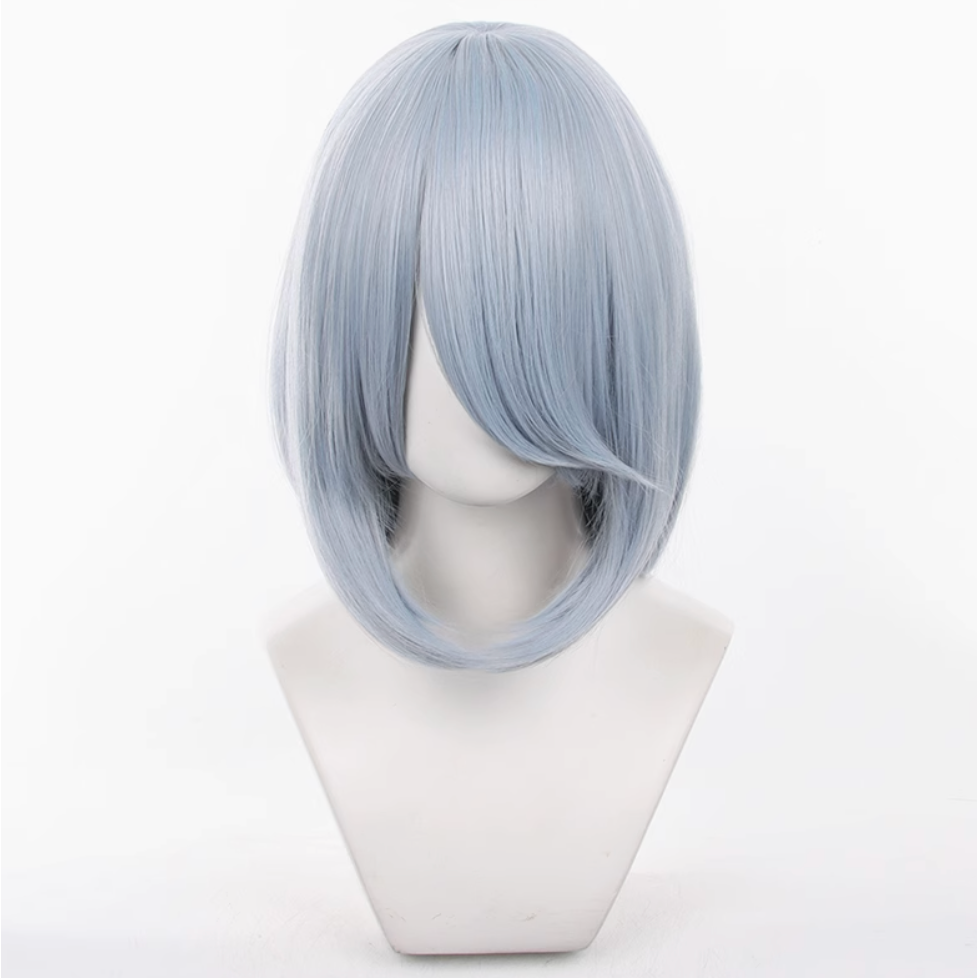 初心者♡Cosplay 假髮 40公分 40cm 萬用款 收臉 內扣 內彎 髮尾內收 千型 cos-規格圖1