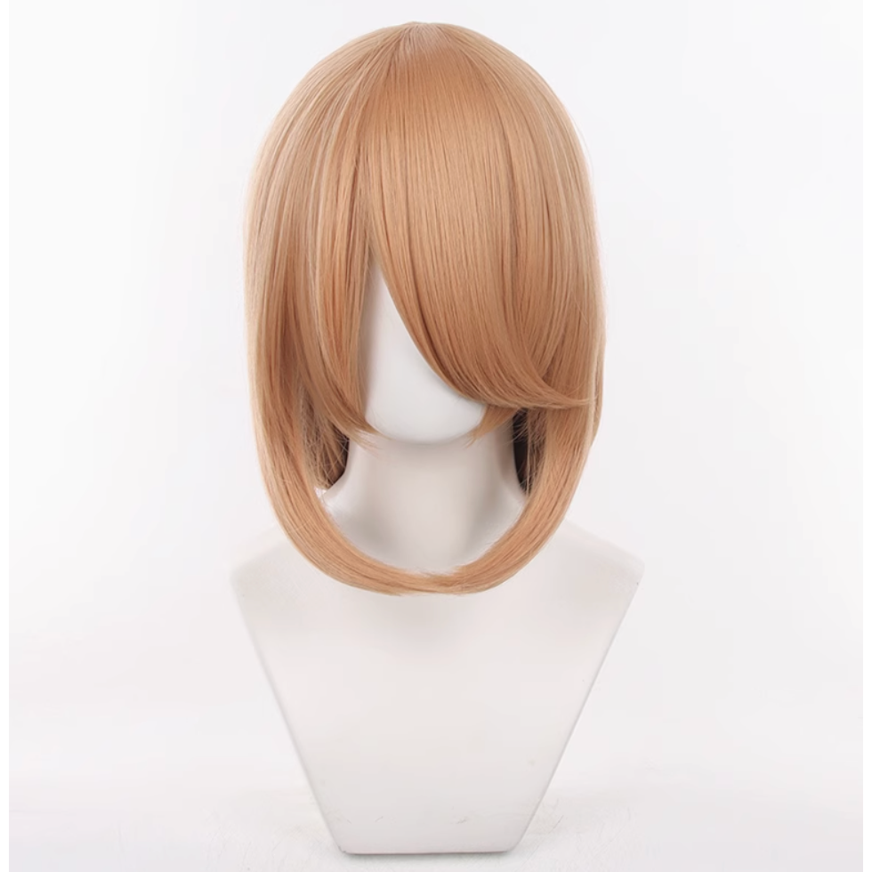 初心者♡Cosplay 假髮 40公分 40cm 萬用款 收臉 內扣 內彎 髮尾內收 千型 cos-規格圖1