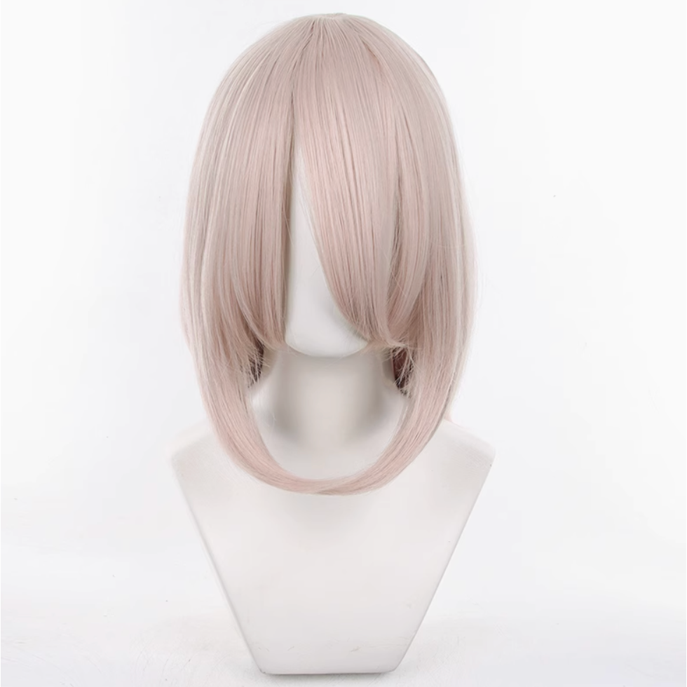 初心者♡Cosplay 假髮 40公分 40cm 萬用款 收臉 內扣 內彎 髮尾內收 千型 cos-規格圖1