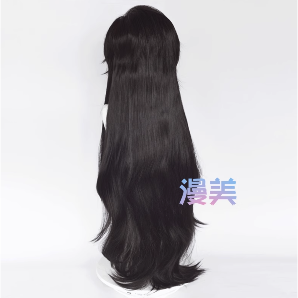初心者♡Cosplay 假髮 花城 天官賜福 長髮 黑棕色 cos-細節圖3
