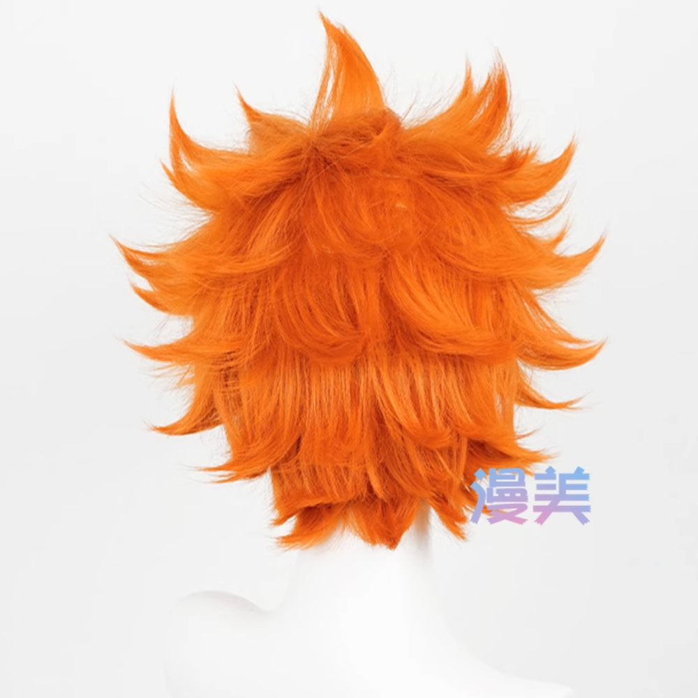 初心者♡Cosplay 假髮 日向翔陽 橘色 反翹 沖天 排球少年 cos-細節圖3