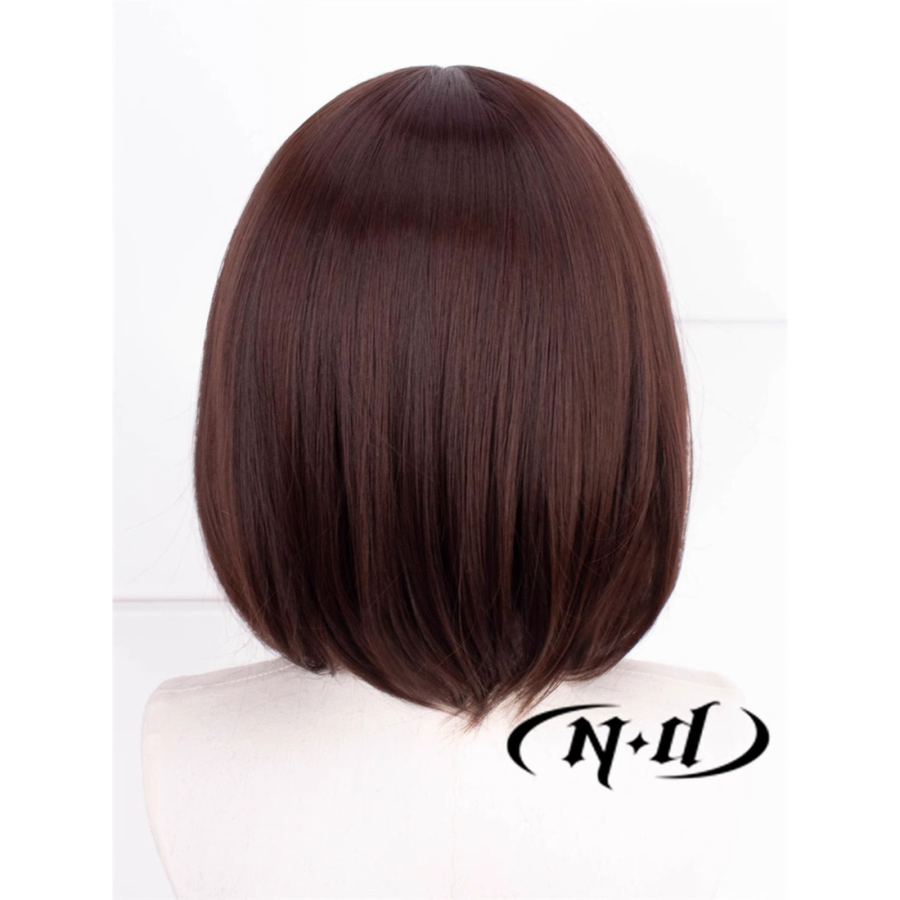 初心者♡Cosplay 假髮 東雲繪名 世界計畫繽紛舞台 咖啡色 棕色 短髮 cos-細節圖4