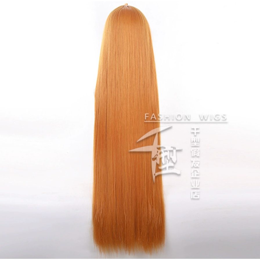 初心者♡Cosplay 假髮 佐倉雙葉 Persona5 女神異聞錄5 橘色 長髮 千型 cos-細節圖4