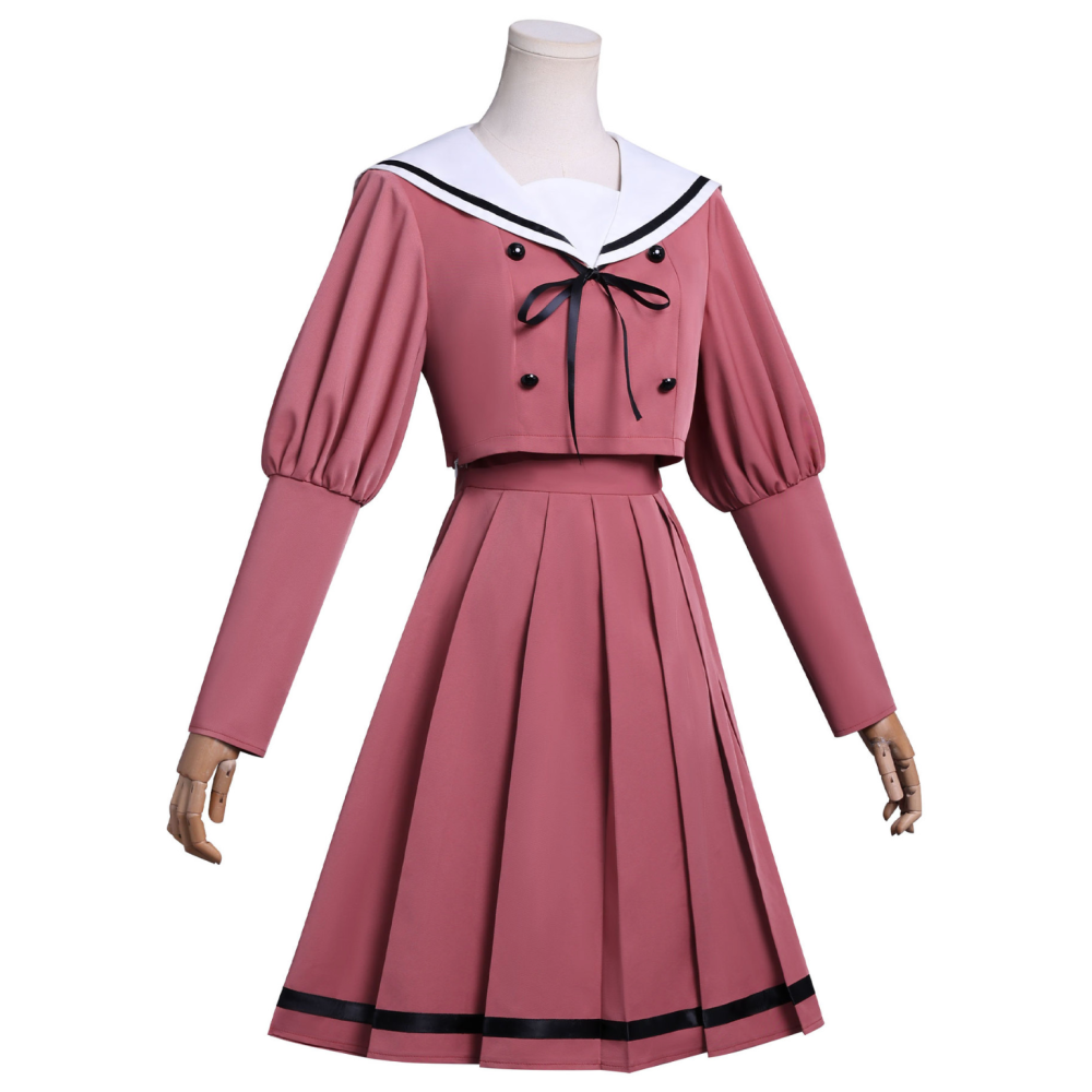 初心者♡Cosplay 服裝 和栗薰子 薰香花朵凜然綻放 制服 cos-細節圖2