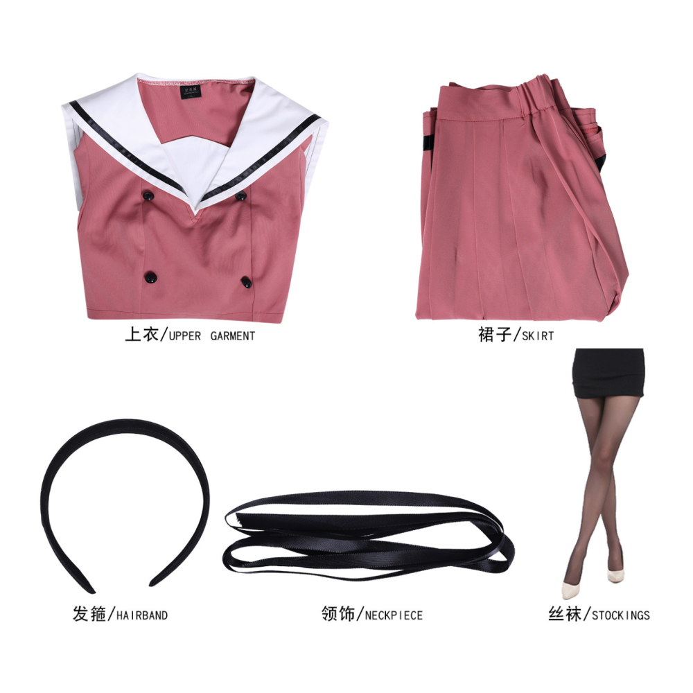 初心者♡Cosplay 服裝 和栗薰子 薰香花朵凜然綻放 制服 cos-細節圖4