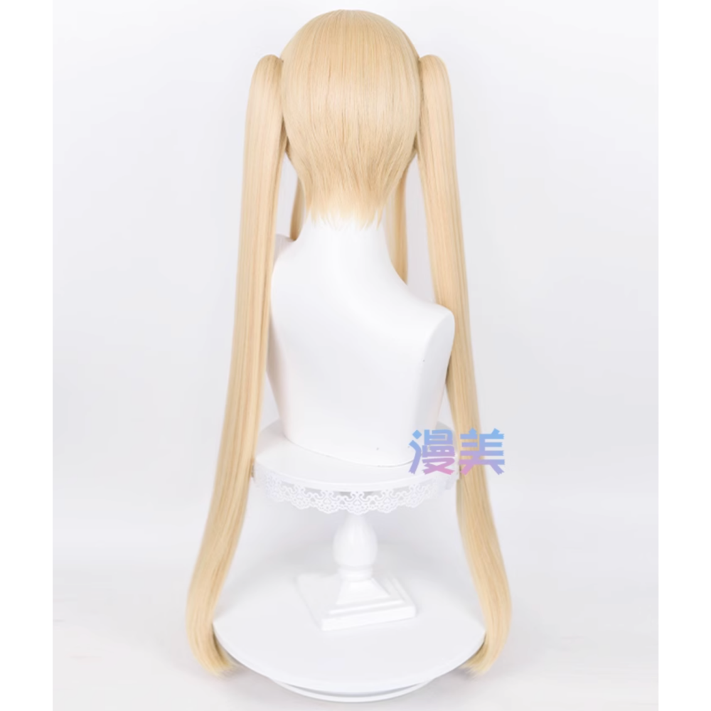 初心者♡Cosplay 假髮 英梨梨 金色 雙馬尾 奶金色 金黃色 金髮 不起眼女主角培育法 cos-細節圖3