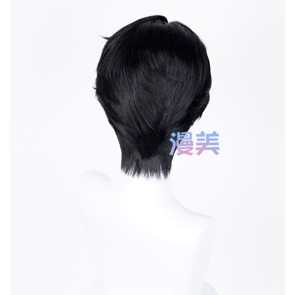 初心者♡Cosplay 假髮 Jinu 振宇 秦宇 黑色 男角 黑髮 Saja Boys Kpop 獵魔女團-細節圖3