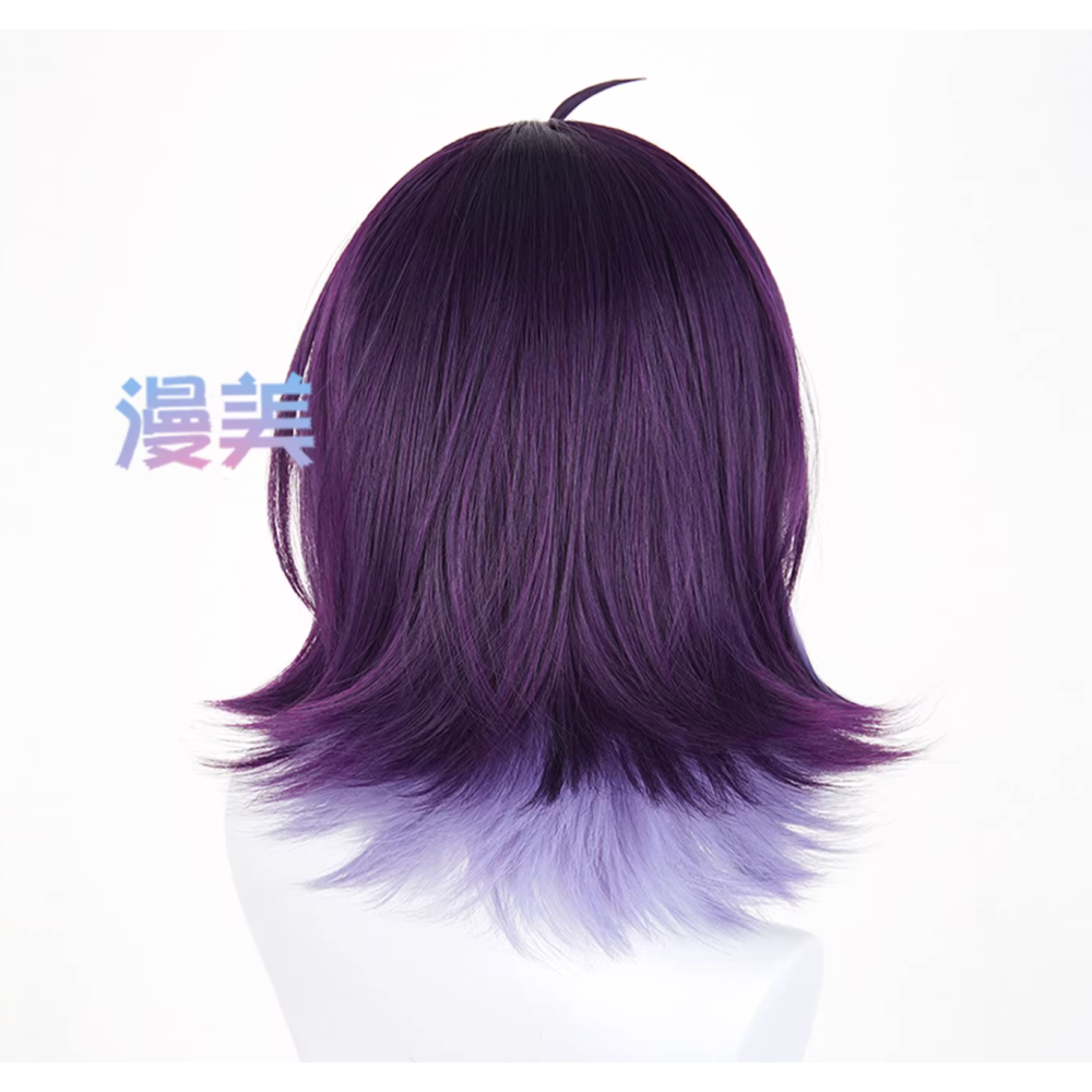 初心者♡Cosplay 假髮 酒寄彩葉 超時空輝耀姬！ 紫色 短髮 cos-細節圖3