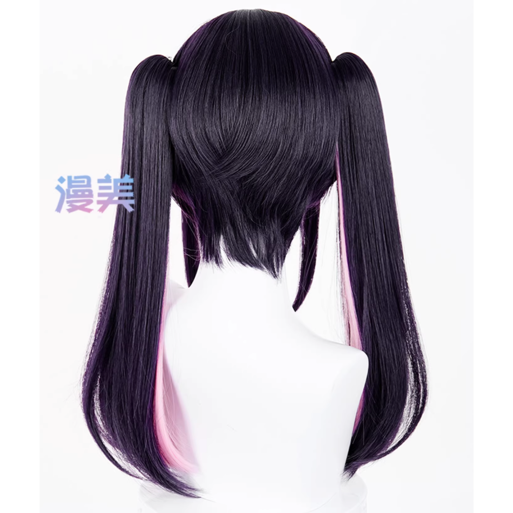 初心者♡Cosplay 假髮 駒澤乃依 乃依 超時空輝耀姬！ 雙馬尾 cos-細節圖3