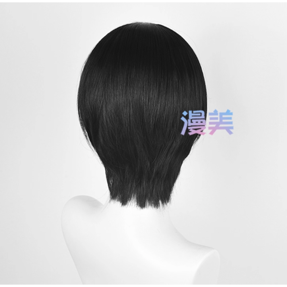 初心者♡Cosplay 假髮 大崎娜娜 NANA 中分 黑色 短髮 cos-細節圖3