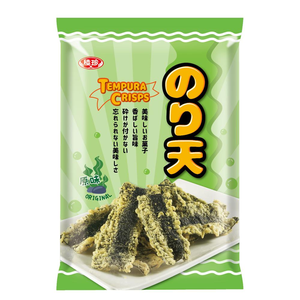 小浣熊 天婦羅 海苔 泰國 泰式酸辣 薄鹽原味 香辣味 超好吃 35克 酥脆 全素-細節圖6