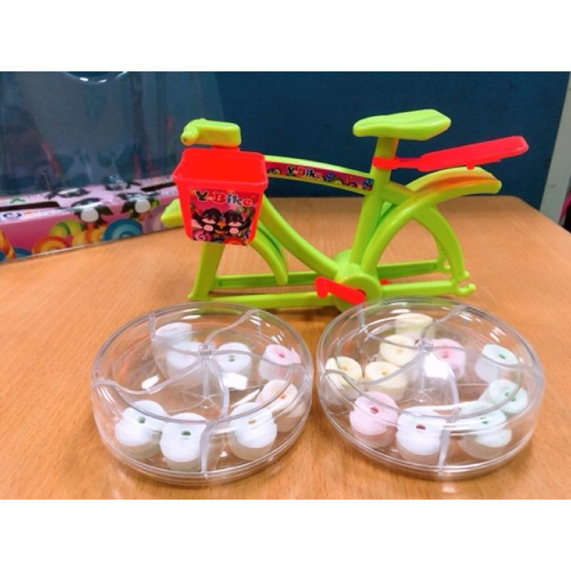 乙乙雜貨店 燕子城 口笛糖 腳踏車 模型 玩具 擺設 禮物 小朋友 幼稚園-細節圖5