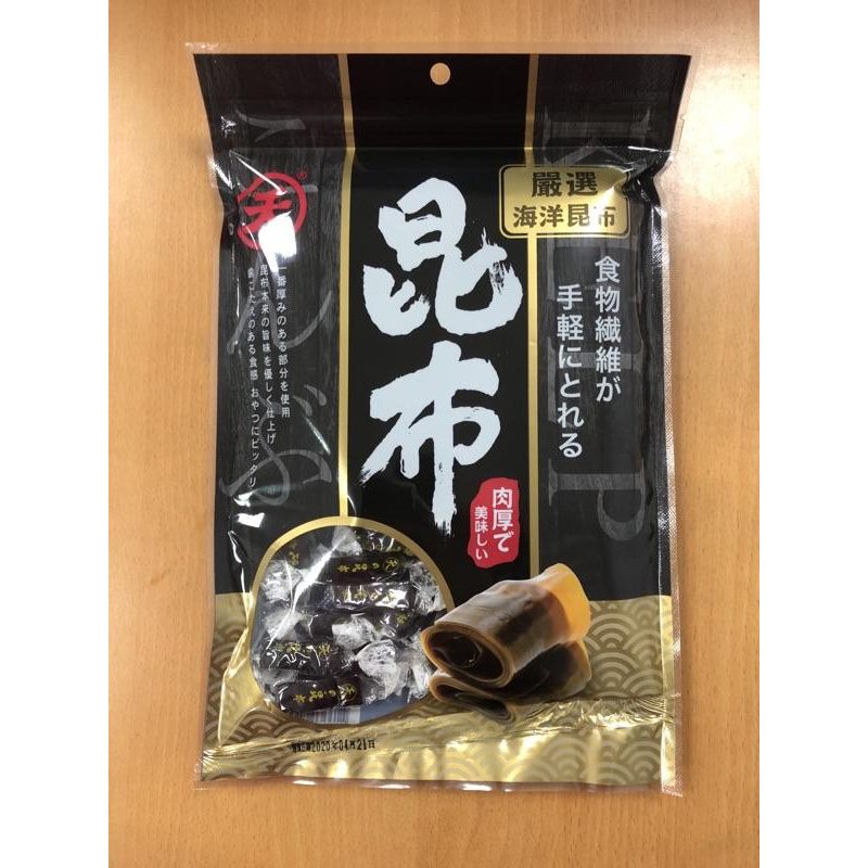 乙乙雜貨店 日式 昆布糖 嚴選天字號 昆布 海苔糖 純素 海洋昆布 100克-細節圖3