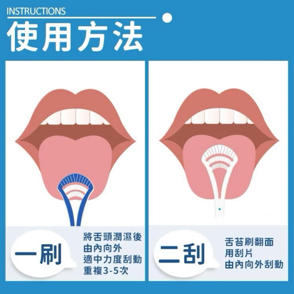 舌苔 清潔 雙效舌苔刷 舌苔刷 牙刷 刮舌器 刮舌棒 舌苔清潔刷 口腔清潔 口臭 清潔 舌苔 舌苔清潔器 - 乙乙雜貨店 【在iOPEN重新 ...