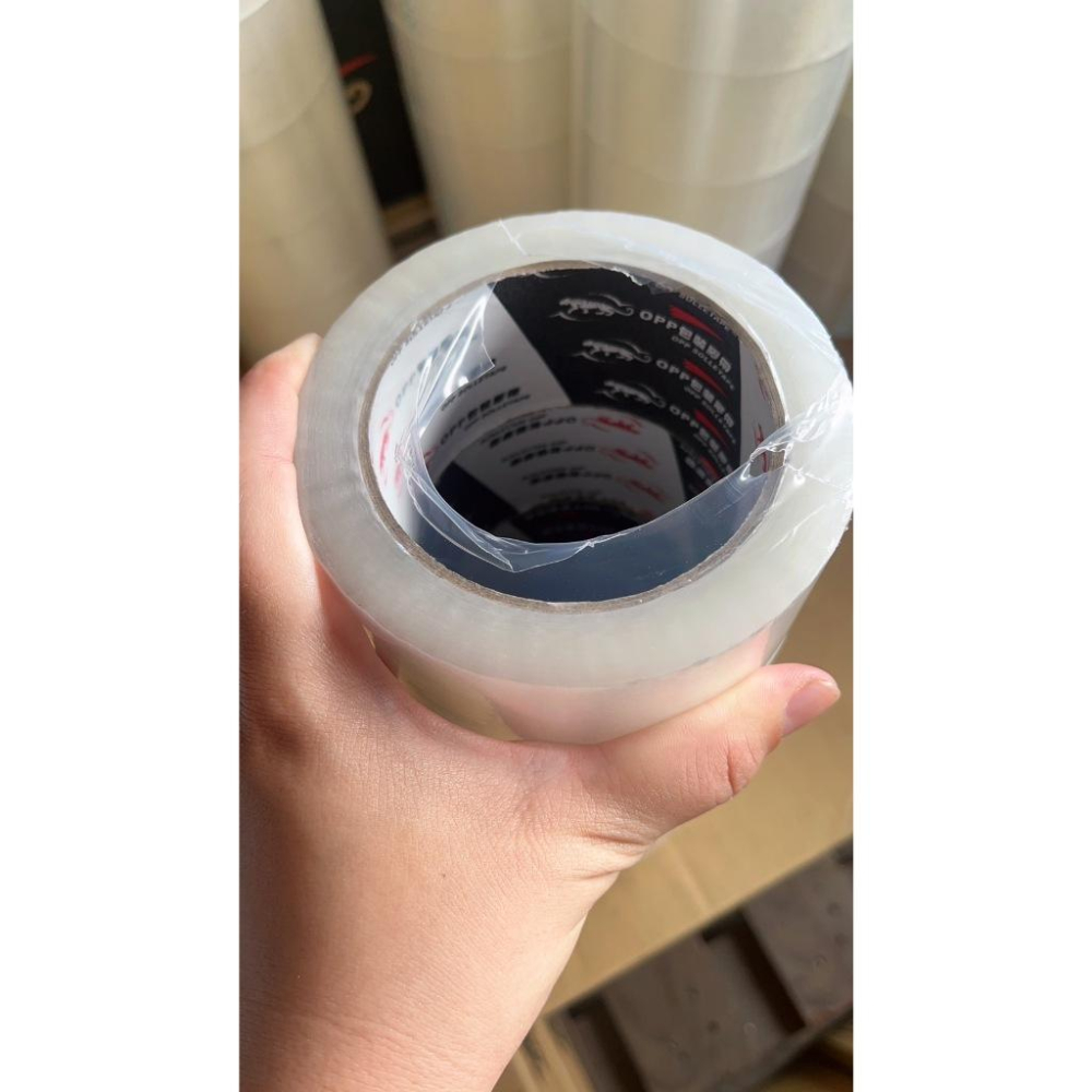 黑豹牌 膠帶 大膠帶 寬膠帶  透明膠帶 OPP膠帶 封箱膠帶 封箱 OPP透明封箱膠帶 48mm*80m 台灣製-細節圖3