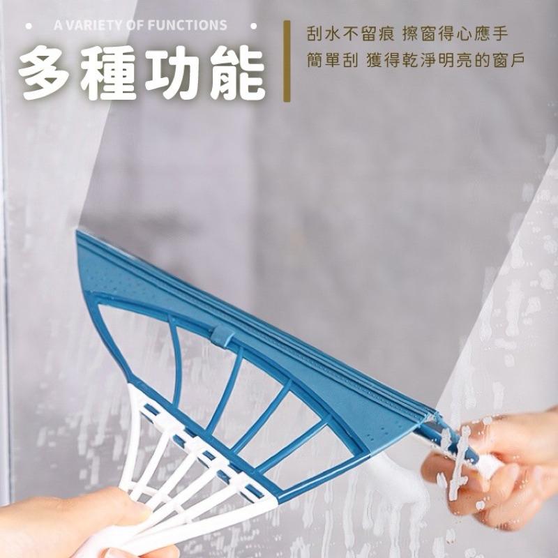 家政婦 小神器 魔術刮水掃把 刮水刀 掃把 地板刮刀 玻璃刮刀 擦玻璃 矽膠掃把 掃地 清潔 拖把 水漬 多功能-細節圖3