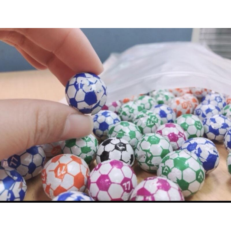 發票 現貨 足球 足球巧克力 哈哈球 古早味 巧克力球 台灣 巧克力 小朋友 獎勵-細節圖3