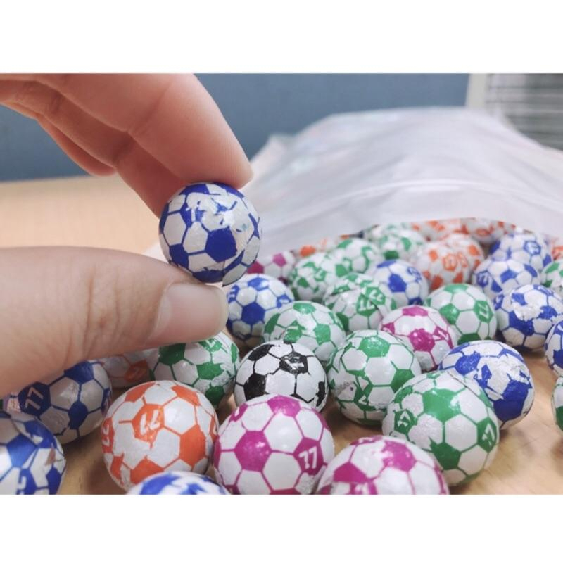 發票 現貨 足球 足球巧克力 哈哈球 古早味 巧克力球 台灣 巧克力 小朋友 獎勵-細節圖5