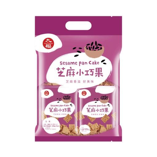 現貨 發票 九福 岩燒海苔餅 五香胡椒餅 胡椒菜脯餅 香脆傘餅 芝麻小巧果  素食 海苔餅 胡椒餅 菜脯餅 傘餅 台灣-細節圖4